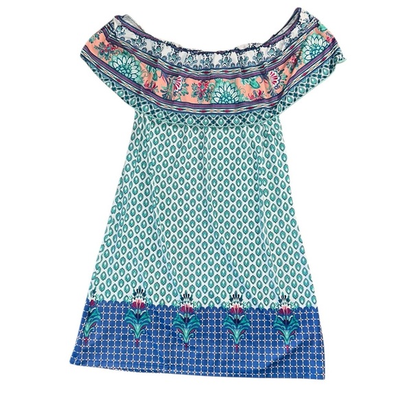 CABANA LIFE Off The Shoulder Coverup Dress Size Large Swim Summer Casual Travel - Picture 7 of 7